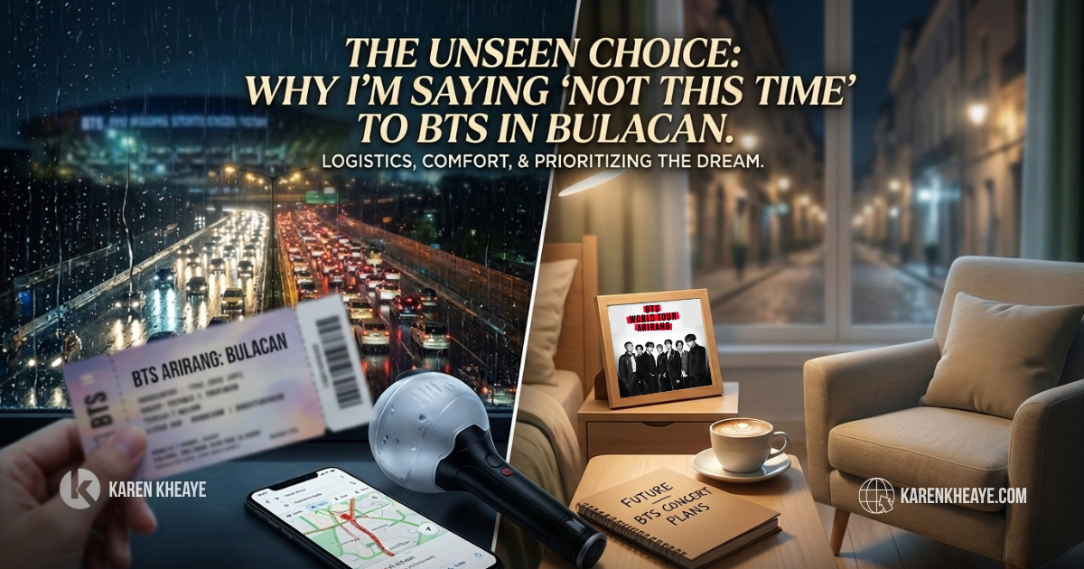 Why I’m Skipping the BTS Arirang Concert in Bulacan